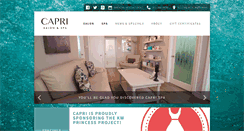 Desktop Screenshot of caprisalon.com